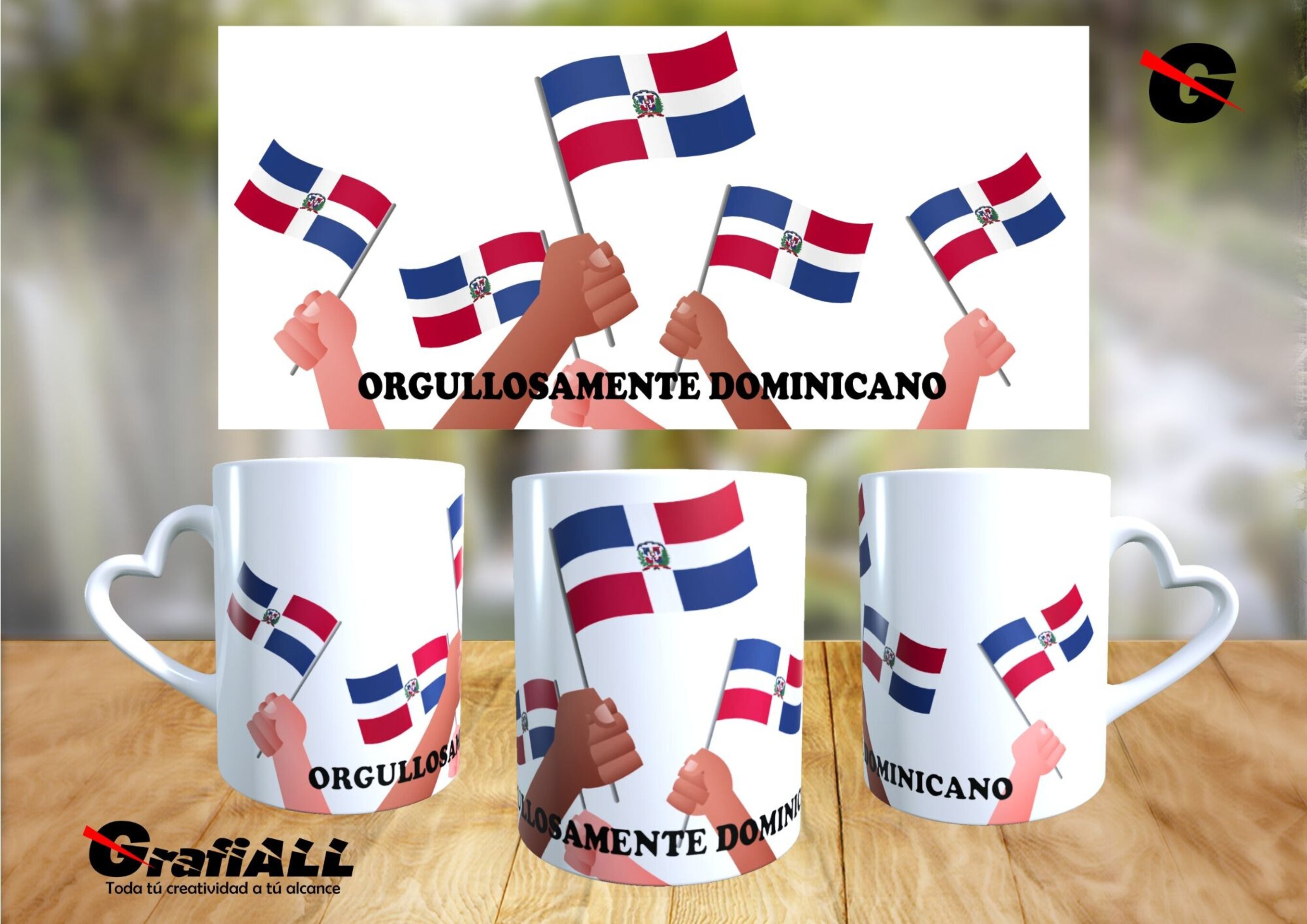 Taza ORGULLOSAMENTE DOMINICANO, varios modelos - 2